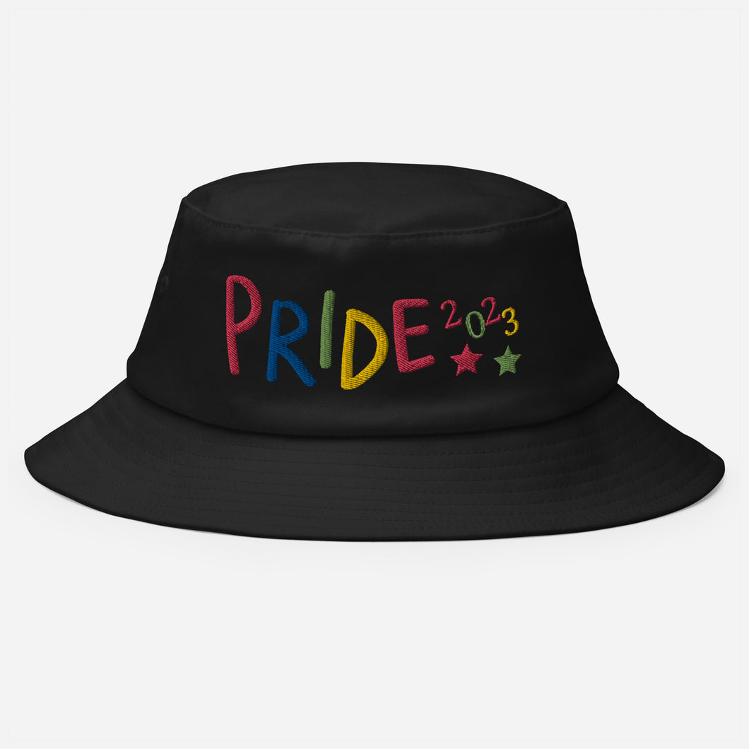 Pride 2023- Embroidered bucket  Hat - J and P Hats 