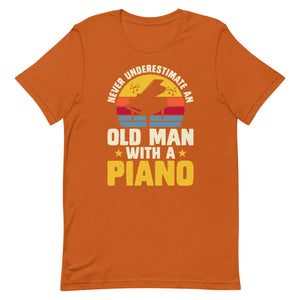 Piano shirt : Ideal gift for a pianist : J and P Hats 