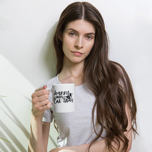 Crazy cat lady personalised mug