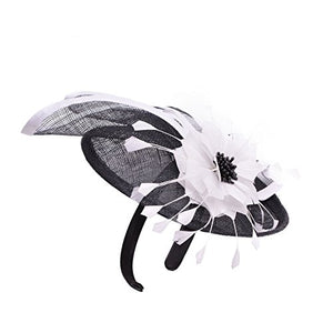 Lawliet Elegant Sinamay Feather - wedding hat | j and p hats