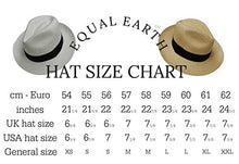 Load image into Gallery viewer, Equal Earth New Genuine Panama Hat Rolling Folding Quality with Travel Tube - White (59cm)