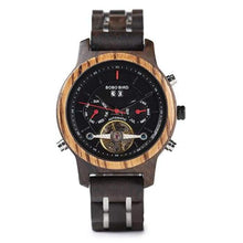 Load image into Gallery viewer, Automatic Mechanical Watches Men Wooden Luxury watch-J and p hats -