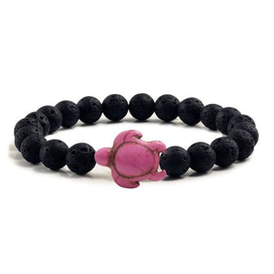 Black Lava Natural Stone Bracelets - J and p hats Black Lava Natural Stone Bracelets