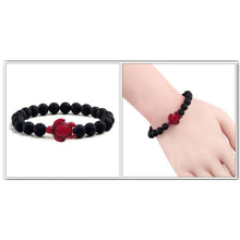 Load image into Gallery viewer, Black Lava Natural Stone Bracelets - J and p hats Black Lava Natural Stone Bracelets