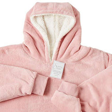 Load image into Gallery viewer, Hoodie Blanket Ultra Soft Sherpa Fleece Warm Cosy Comfy Oversized Wearable Giant Sweatshirt - J and p hats Hoodie Blanket Ultra Soft Sherpa Fleece Warm Cosy Comfy Oversized Wearable Giant Sweatshirt