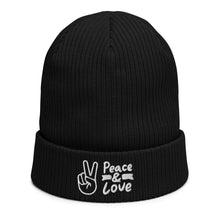 Load image into Gallery viewer, Peace Sign Beanie | j and p hats 