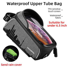 Load image into Gallery viewer, ROCKBROS Bicycle Bag Waterproof Touch Screen 6.5 Phone Case Bike Accessories - J and p hats ROCKBROS Bicycle Bag Waterproof Touch Screen 6.5 Phone Case Bike Accessories