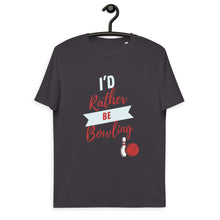 Load image into Gallery viewer, I d rather Be Bowling Funny slogan  t shirt | j and p hats