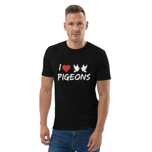 I ❤️Pigeons Funny Slogan T SHIRT | j and p hats