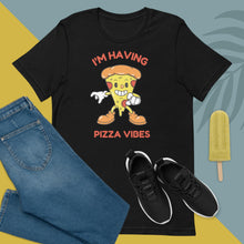 Load image into Gallery viewer, Pizza Vibes T shirt | j and p hats 