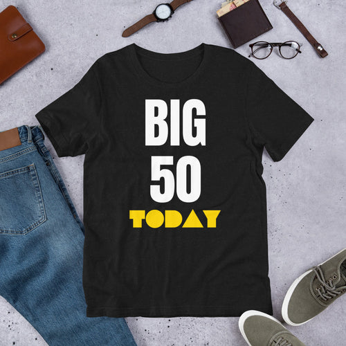 50th Birthday gift   Printed T Shirt | j and p hats 