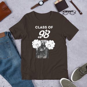 Steam Engine enthusiasts printed t shirt class 98 | j and p hats 