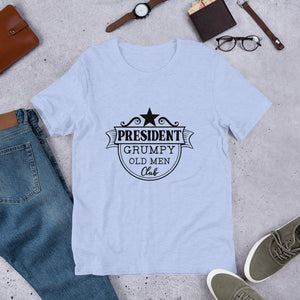 Grumpy Old Man Club Funny Logo T Shirt - retired t shirt | Jandp hats 