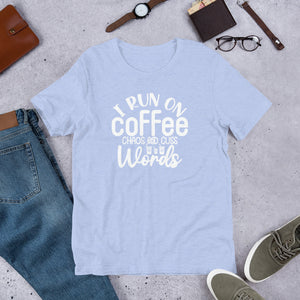 i run on coffee and cuss words Shirt | j and p hats 