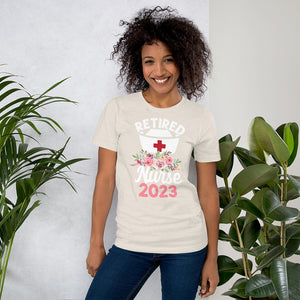 Nurse Retirement Gift  2023 T-Shirt | j and p hats 