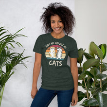 Load image into Gallery viewer, ask me about my cat shirt - j and p hats 