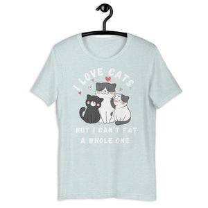 I love cats but can’t eat a whole one | j and p hats 