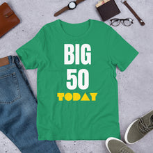 Load image into Gallery viewer, 50th Birthday gift   Printed T Shirt | j and p hats 