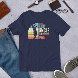 Mens Best Uncle By Par golf T shirt | j and p hats 